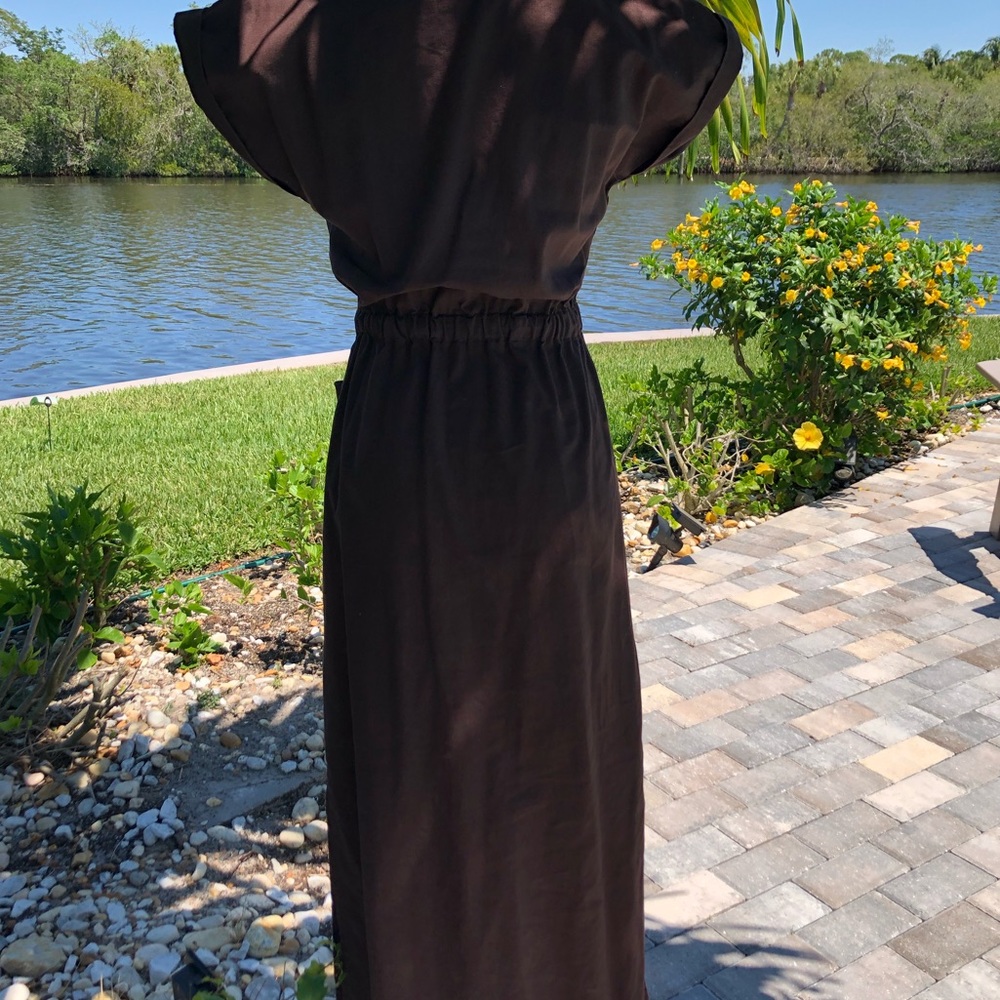 Cambodian Linen Maxi Dress